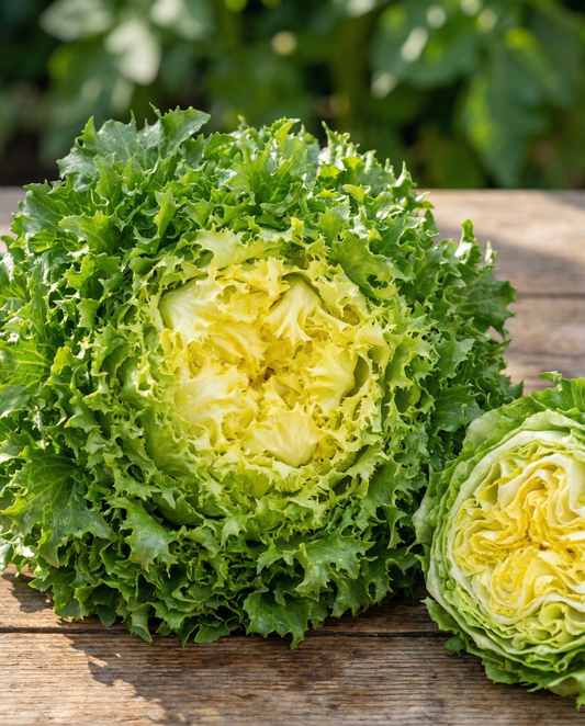 Gekrulde Andijvie De Meaux Frisee Type (Cichorium endivia) – eenjarige groentezaden van SeedsChoice