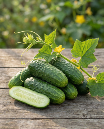 Augurk National Parisian Pickling (Cucumis sativus) – eenjarige groentezaden van SeedsChoice