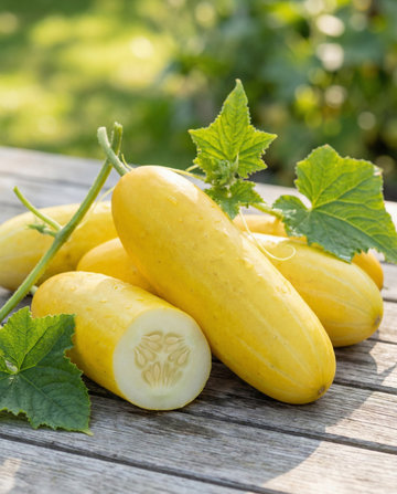 Komkommer Gele Tros Heirloom (Cucumis sativus) – eenjarige groentezaden van SeedsChoice