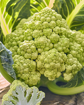 Groene bloemkoolzaden Brassica Oleracea White Gold F1 eenjarig