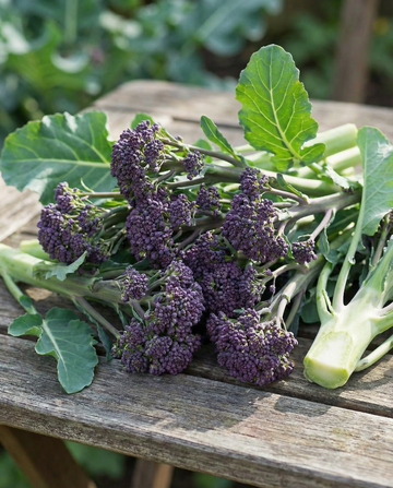 Purple Sprouting Broccoli Summer (Brassica oleracea) – eenjarige sprouting zaden van SeedsChoice