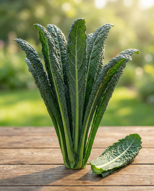 Zwartbladige boerenkool Nero Di Toscana (Brassica oleracea) – eenjarige groentezaden van SeedsChoice