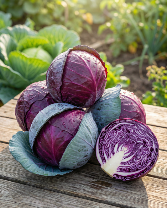 Red Cabbage Langedijker Allervroegste (Brassica oleracea) – eenjarige groentezaden van SeedsChoice