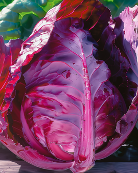 Rode spitskoolzaden Kalibos Brassica Oleracea eenjarig