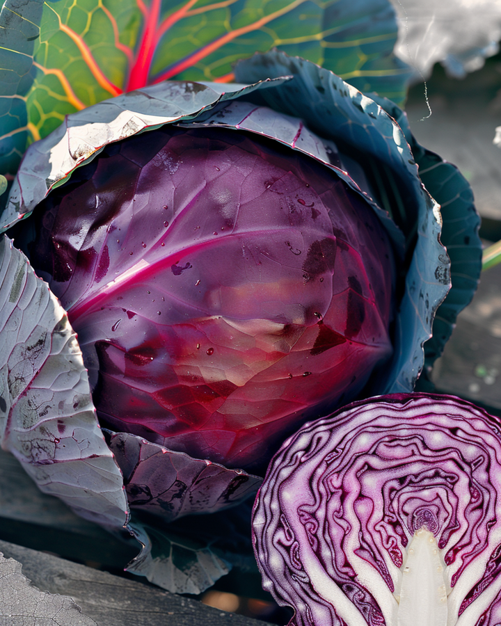 Kool Roodkop zaden (Brassica oleracea) – eenjarige groente