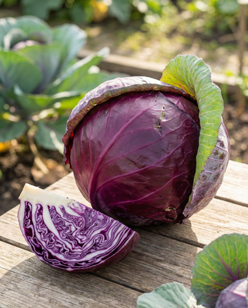 Red Cabbage Langedijker Bewaar 2 (Brassica oleracea) – eenjarige groentezaden van SeedsChoice