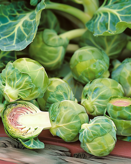 Spruitjeszaden Roodnerf Brassica Oleracea eenjarig ras