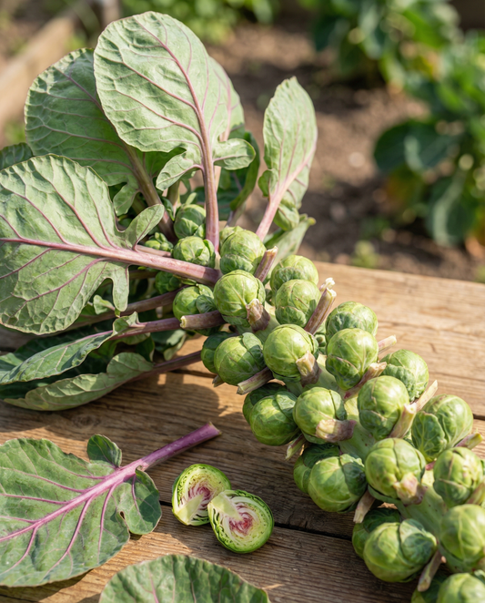 Spruitkool Roodnerf (Brassica oleracea) – eenjarige zaden van SeedsChoice