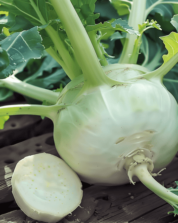 Koolrabi Lanro zaden (Brassica oleracea) – eenjarig groente