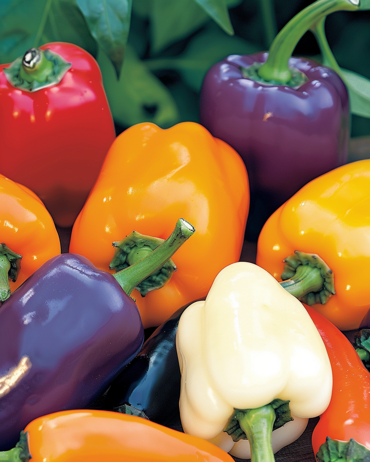 Paprika 5 Colour Mix zaden (Capsicum annuum) – eenjarige groente