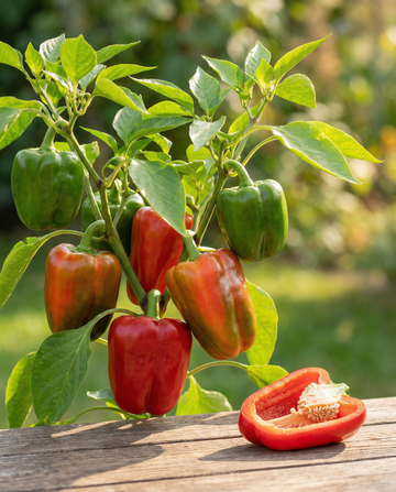 Paprika Reina F1 (Capsicum annuum) – eenjarige groentezaden van SeedsChoice