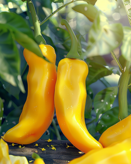 Paprikazaden Palladio F1 Capsicum Annuum eenjarig gele vrucht