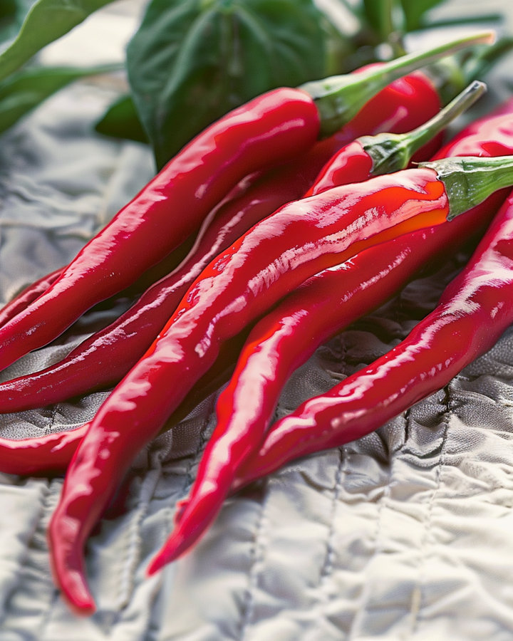 Cayennepeper Long Slim Red zaden (Capsicum annuum) – eenjarige groente