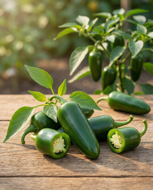 Jalapeno peper (Capsicum annuum) – eenjarige groentezaden van SeedsChoice