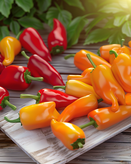 Snackpaprikazaden Capsicum Annuum eenjarige mix