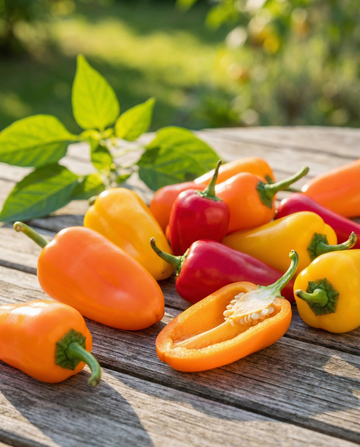 Snackpaprika Mix (Capsicum annuum) – eenjarige groentezaden van SeedsChoice