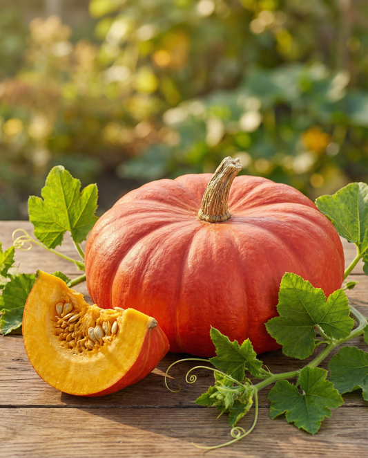 Pompoen Rouge Vif D'etampes (Cucurbita maxima) – eenjarige groentezaden van SeedsChoice