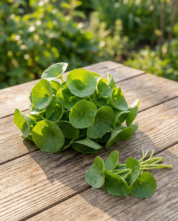 Winterpostelein Bladgewas (Claytonia perfoliata) – eenjarige groentezaden van SeedsChoice