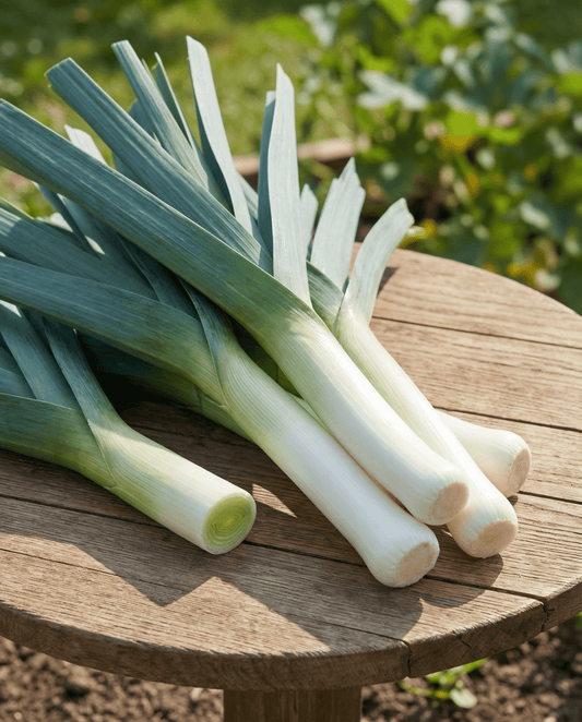 Prei Blue Green Autumn (Allium porrum) – eenjarig groentezaden van SeedsChoice