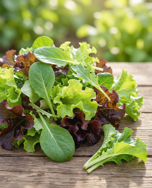Salademix Mesclun sla (Lactuca sativa) – eenjarige groentezaden van SeedsChoice