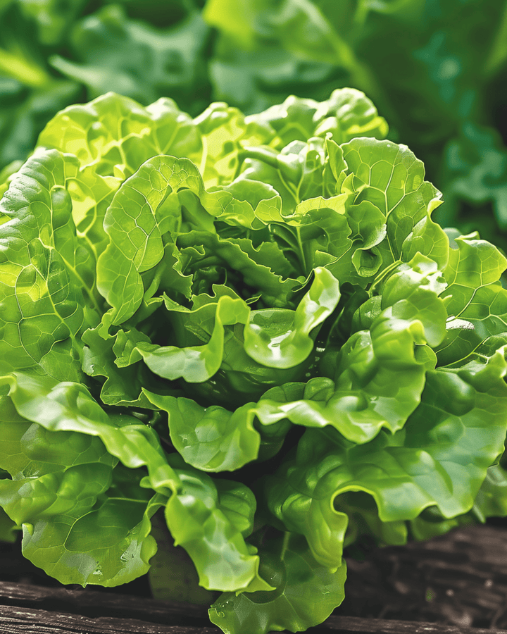 Sla Zwart Duits Butterhead zaden (Lactuca sativa) – eenjarige groente