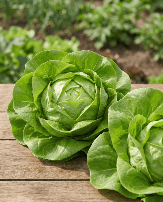 Sla Zwart Duits Butterhead (Lactuca sativa) – eenjarige groentezaden van SeedsChoice
