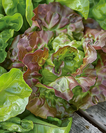 Sla Merveille Des Quatre Saisons zaden (Lactuca sativa) – eenjarige groente