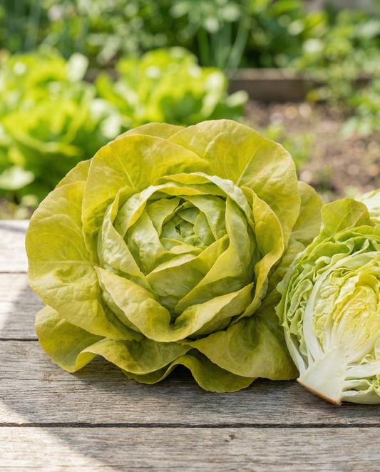 Sla Appia Butterhead voorjaarsoogst (Lactuca sativa) – eenjarige groentezaden van SeedsChoice