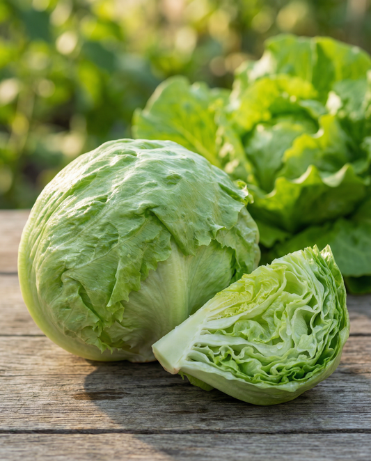 IJsbergsla Great Lakes 118 Crisp Heads (Lactuca sativa) – eenjarige groentezaden van SeedsChoice