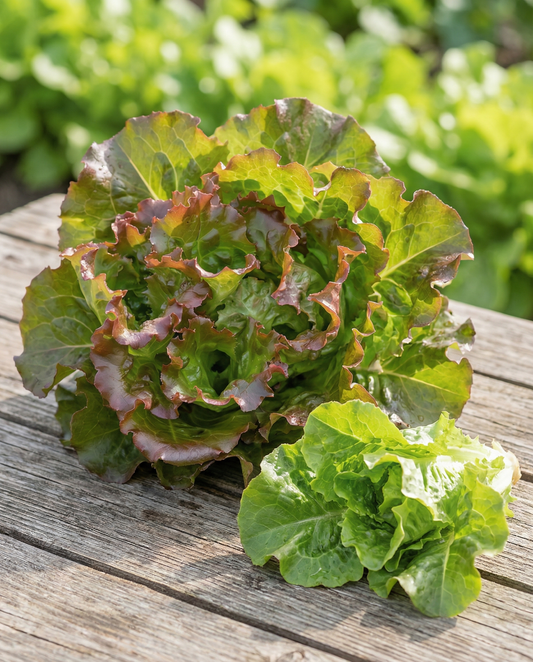 Bladsla Amerikaanse Roodrand (Lactuca sativa) – eenjarige groentezaden van SeedsChoice