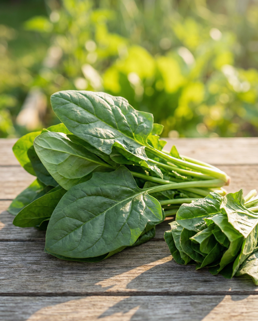 Zomerspinazie Bazaroet (Spinacia oleracea) – eenjarige groentezaden van SeedsChoice