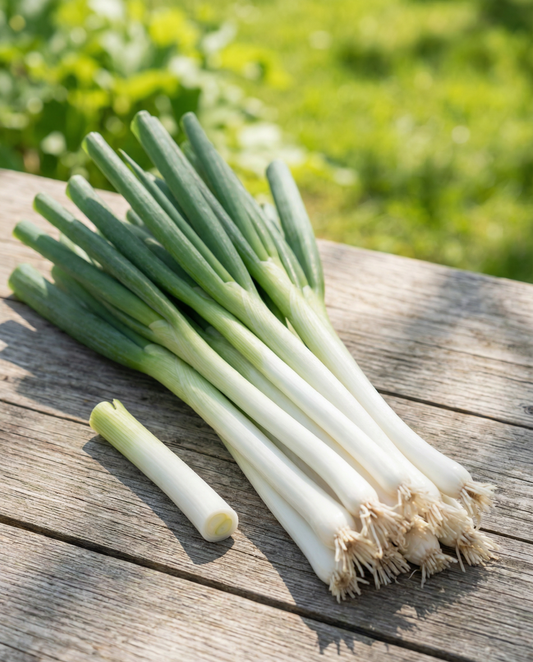 Bosui Long White Ishikura (Allium fistulosum) – eenjarige groentezaden van SeedsChoice