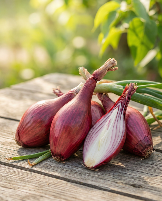 Ui Rossa Lunga Di Firenze Long Red (Allium cepa) – eenjarige groentezaden van SeedsChoice