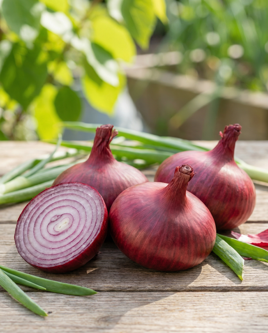 Noordhollandse Bloedrode ui (Allium cepa) – eenjarige groentezaden van SeedsChoice