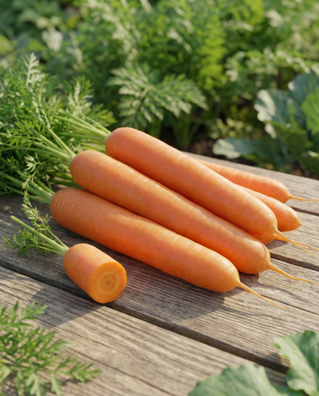Wortel Nantes 2 (Daucus carota) – eenjarige groentezaden van SeedsChoice