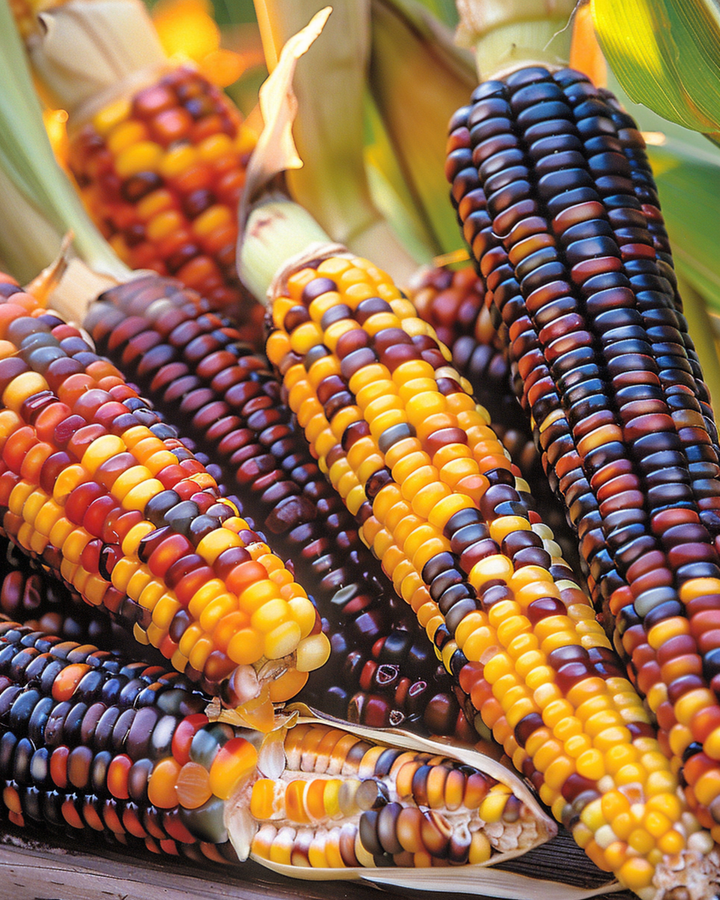 Siermaïs Little Jewels decoratieve kolven zaden (Zea mays) – eenjarige groente