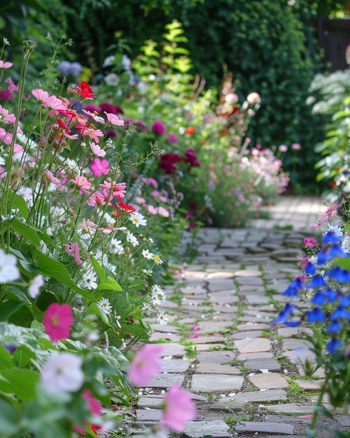 Wildflower Mix 250g 125 M2 Coverage zaden (Linum usitatissimum) – eenjarige bloem