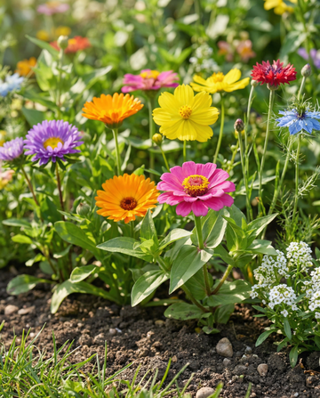 Zomerbloemen Mix 250g verpakking voor buiten zaaien – eenjarige bloemenzaden van SeedsChoice