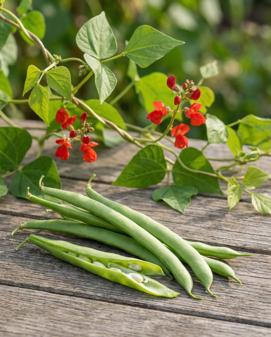 Runner Bean Streamline 100g (Phaseolus coccineus) – eenjarige groentezaden van SeedsChoice