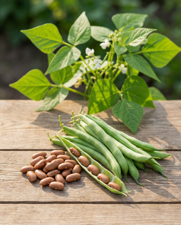 Struikboon Brown Dutch 100g (Phaseolus vulgaris) – eenjarige groentezaden van SeedsChoice