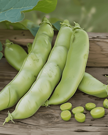 Tuinboon Meteor 100g zaden (Vicia faba) – eenjarige groentesoort