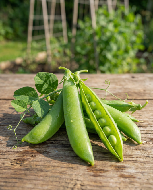 Suikererwt Heraut (Pisum sativum) – eenjarige groentezaden van SeedsChoice