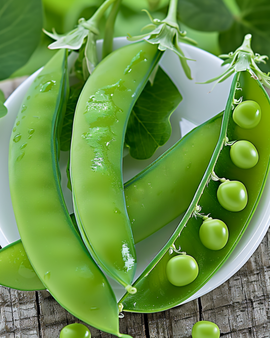 Suikersnap-erwtzaden Delikett Pisum Sativum eenjarig