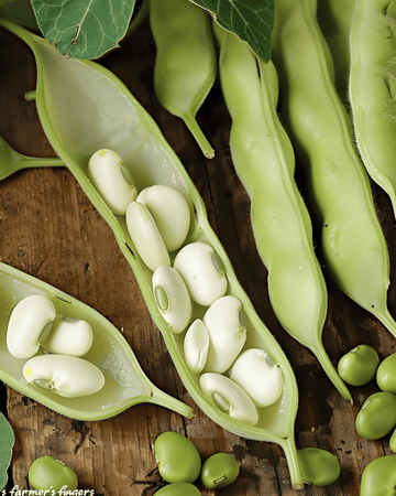Tuinboon Leidse Hangers 250g zaden (Vicia faba) – eenjarige groente
