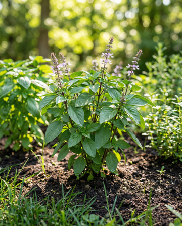 Kaneelbasilicum (Ocimum basilicum) – biologische eenjarige kruidenzaden van SeedsChoice