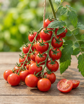 Kerstomaatzaden Gardener's Delight biologisch Solanum Lycopersicum eenjarig