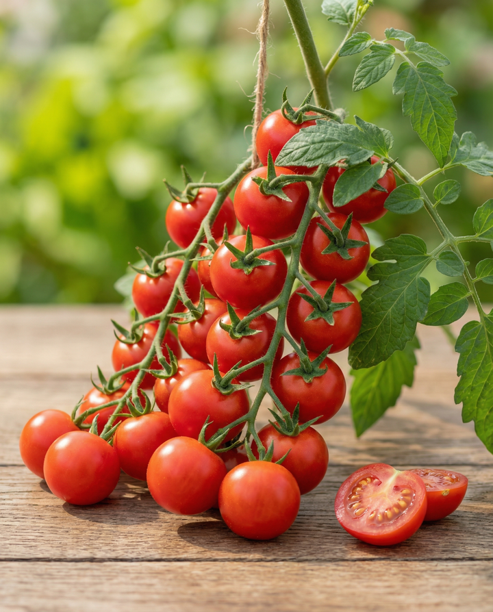 Cherrytomaatzaden Gardener's Delight (Solanum lycopersicum) – biologische eenjarige groentesoort