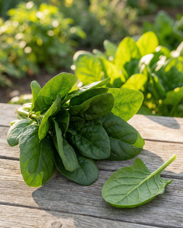 Spinazie Early Giant Leaf (Spinacia oleracea) – biologische eenjarige groentezaden van SeedsChoice