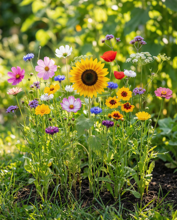 Cut Mixture Mix zaden – biologische eenjarige bloemen