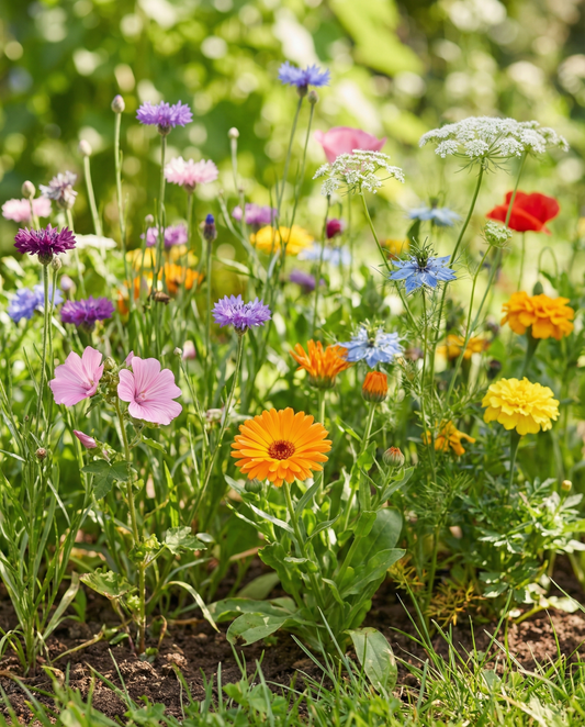 Wildflower Mixture Mix 2g Pack – biologische eenjarige bloemenzaden van SeedsChoice